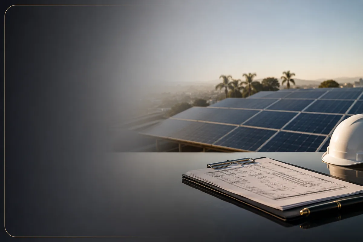 Consórcio de usina solar para consumo próprio