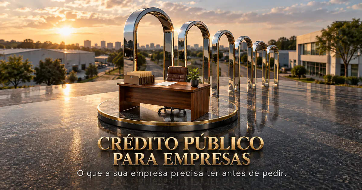 Crédito público para empresas, imagem de compartilhamento do artigo da Mingarelli Capital